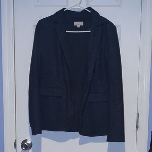 LOFT Black Speckled Blazer